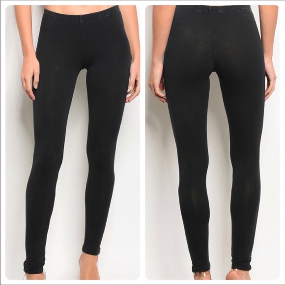 🌟 BUNDLE ONLY Vintage Wash Black Leggings - Picture 10 of 10